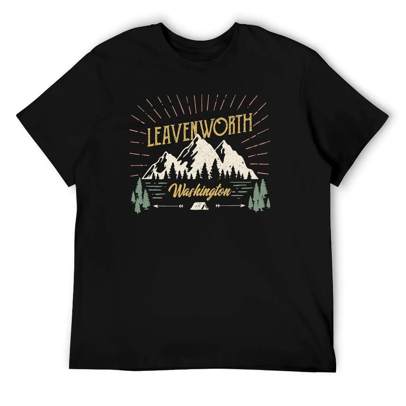 

Leavenworth Washington Graphic Design T-Shirt t shirts for man graphic funny t shirt custom print T-Shirt