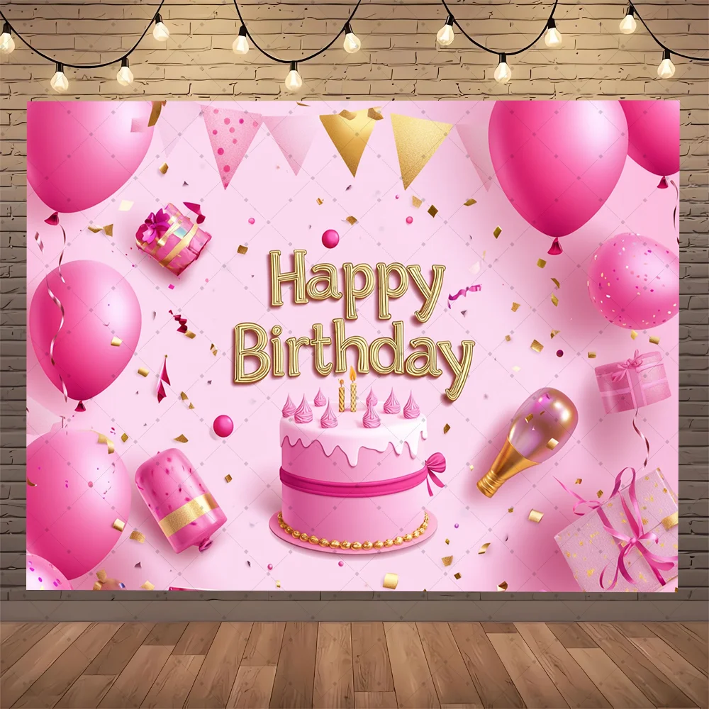 Fondo de fiesta de cumpleaños  - Party Banner Gold reseña y precio
