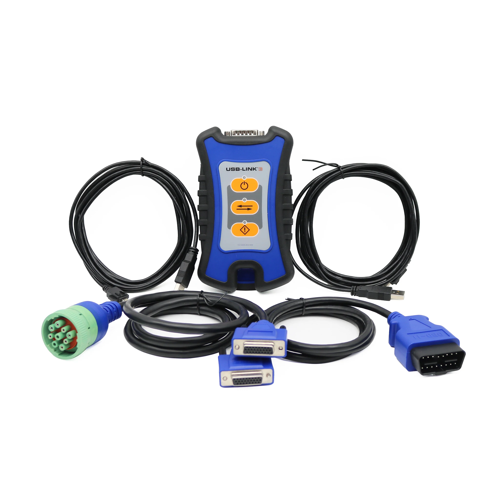 For NEXIQ 3 USB Link Latest Versions Truck Diagnostic Tool USB Bluetooth Diesel Truck Diagnostic OBD Troubleshooter Tool