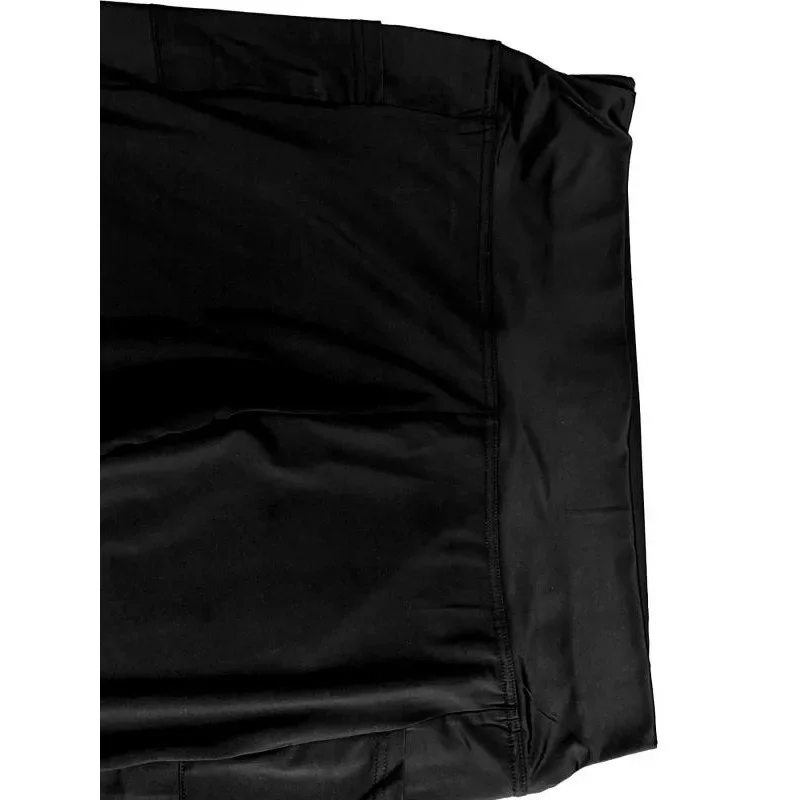 กางเกงเลกกิ้งลำลองเอวยางยืดสีพื้นสำหรับผู้หญิงไซส์ใหญ่ 1XL-5XL รุ่นใหม่ มีกระเป๋า เหมาะสำหรับออกกำลังกายและใส่ลำลอง