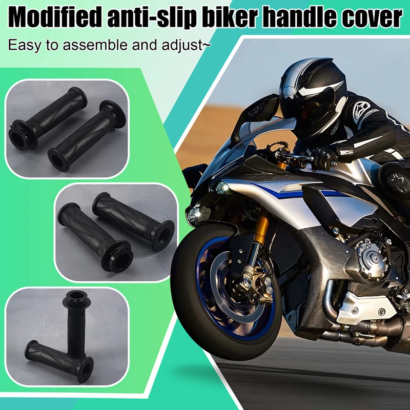 A21F-Motorcycle Handle Grips Handlebar Grip For YAMAHA YZF R1 R6 FZ6 FZ1 FZ8 XJ6 MT09 MT07 XJR400