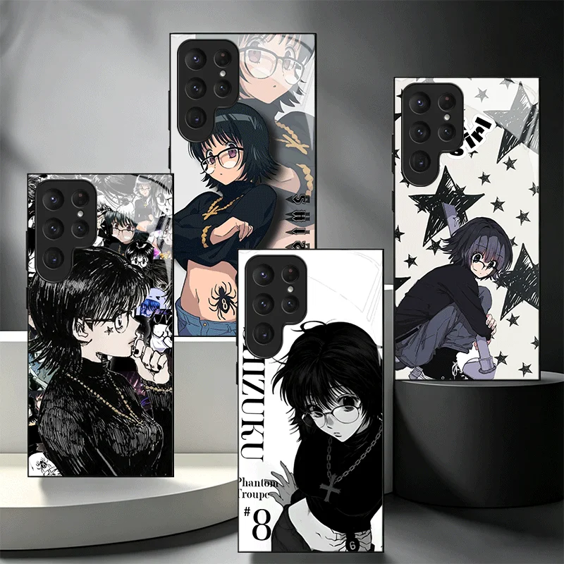 Hunter X-Hunters Shizuku Glass Phone Case for Samsung Galaxy S26 S25 S24 S23 Ultra Edge S22 S21 Plus S20 FE Shockproof Cover She