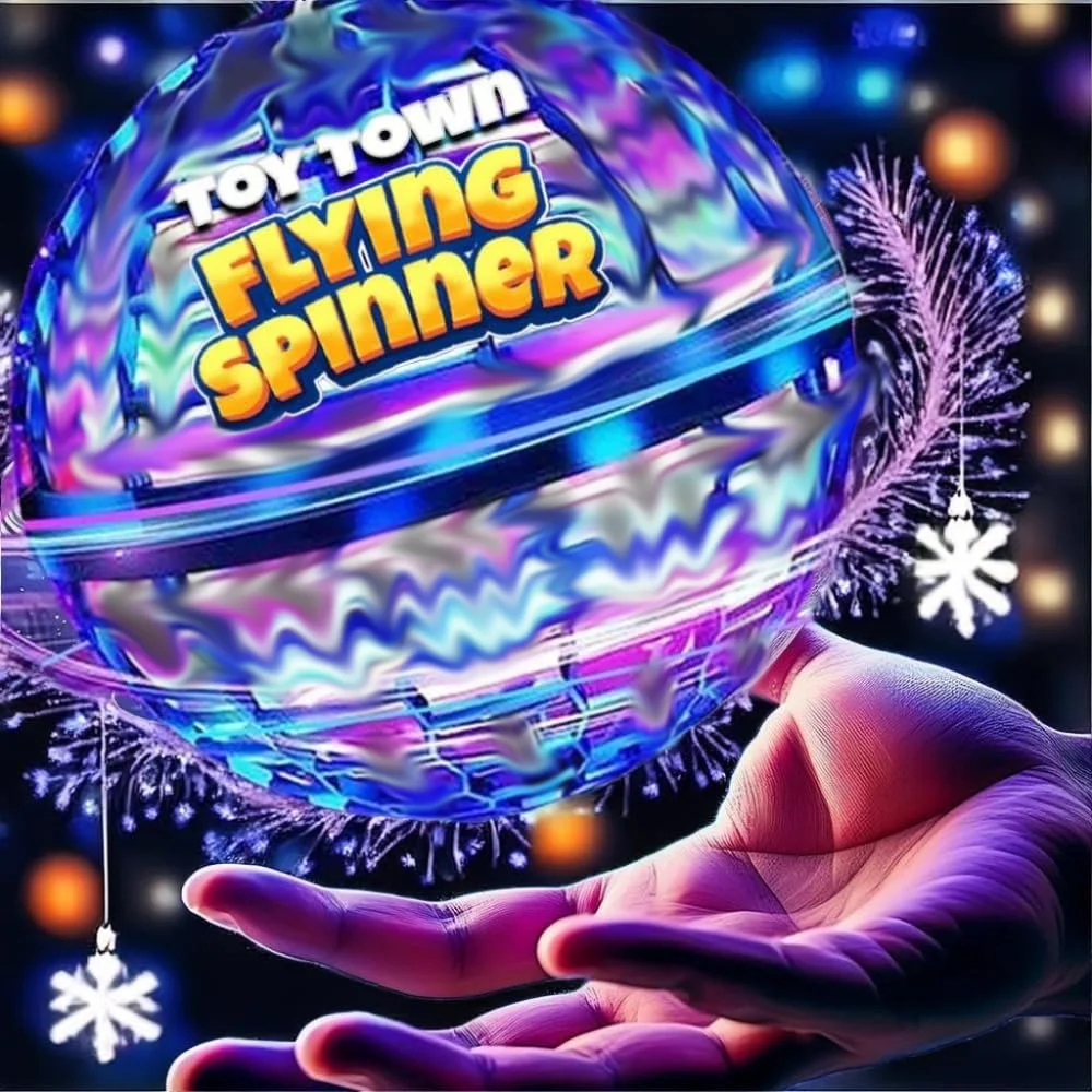 

2026 Новый улучшенный летающий шар, волшебный шар, космический глобус, RGB огни для детей, подростков, взрослых, крытый и открытый ручной дрон, игрушка-непоседа