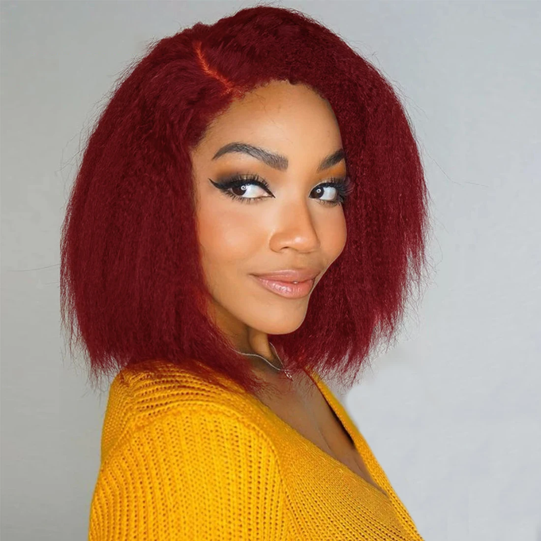 

Кудрявые прямые 13x4 кружевные фронтальные парики из человеческих волос, бразильские прямые парики яки, натуральный цвет 4 # Плотность 180% для женщин