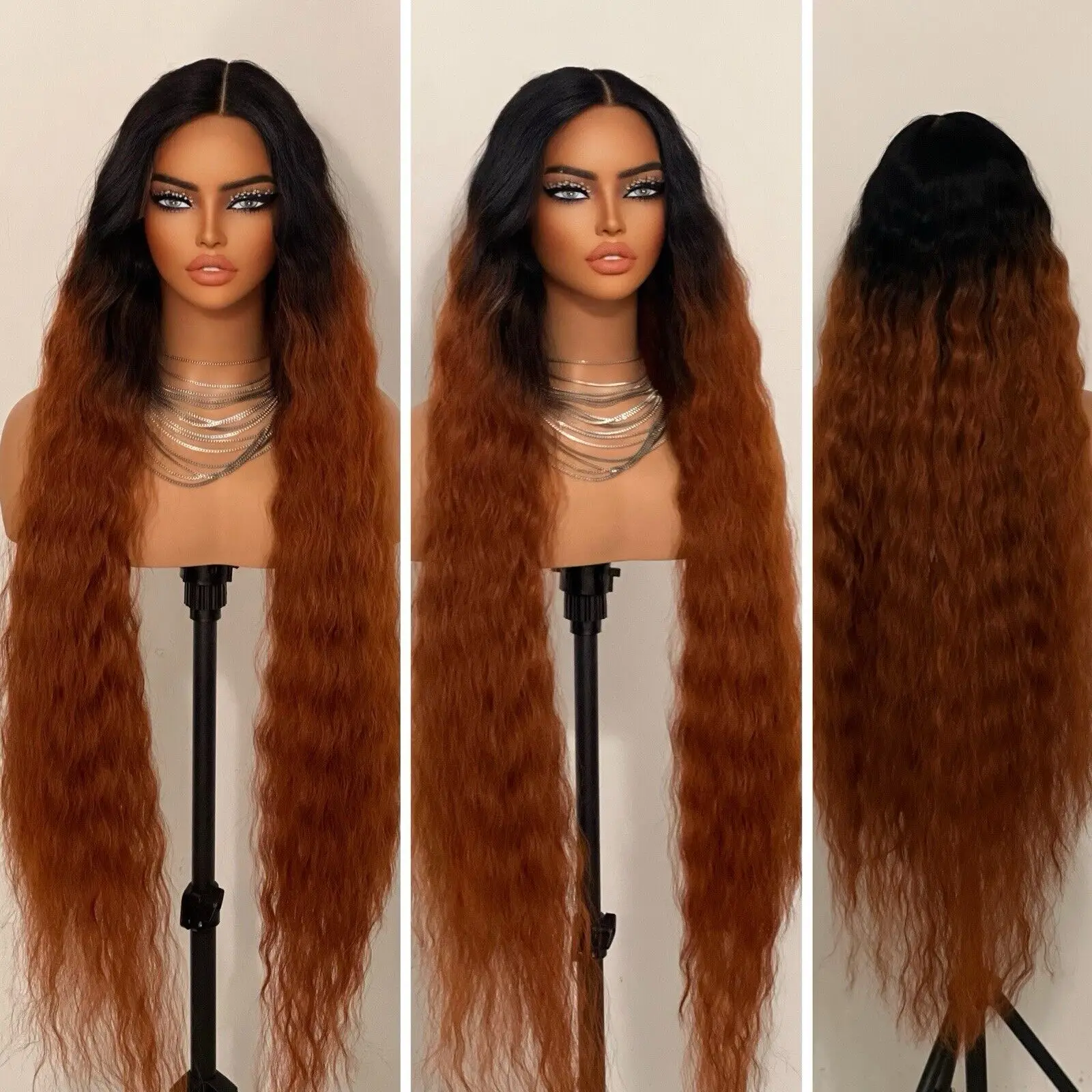 

Revamped Synthetic Wigs 40inch T-part Lace Front Ms. Nikki Rapunzel Unit 2