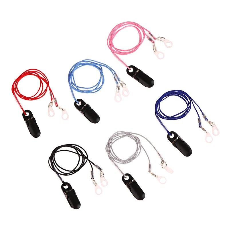 1PC Hearing Aids Clip Holder 2 Rings Anti-Lost Lanyard Safety Behind The Ear Hearing Aids Accessory For Children Adult