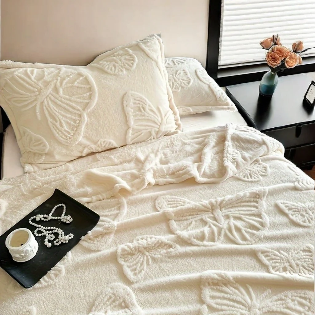 بطانية GentleSoft Sage Green للأريكة - بطانيات صوف مربعات هدايا للنساء والرجال والفتيات، رمي لطيف وناعم ومريح من أجل Be #4