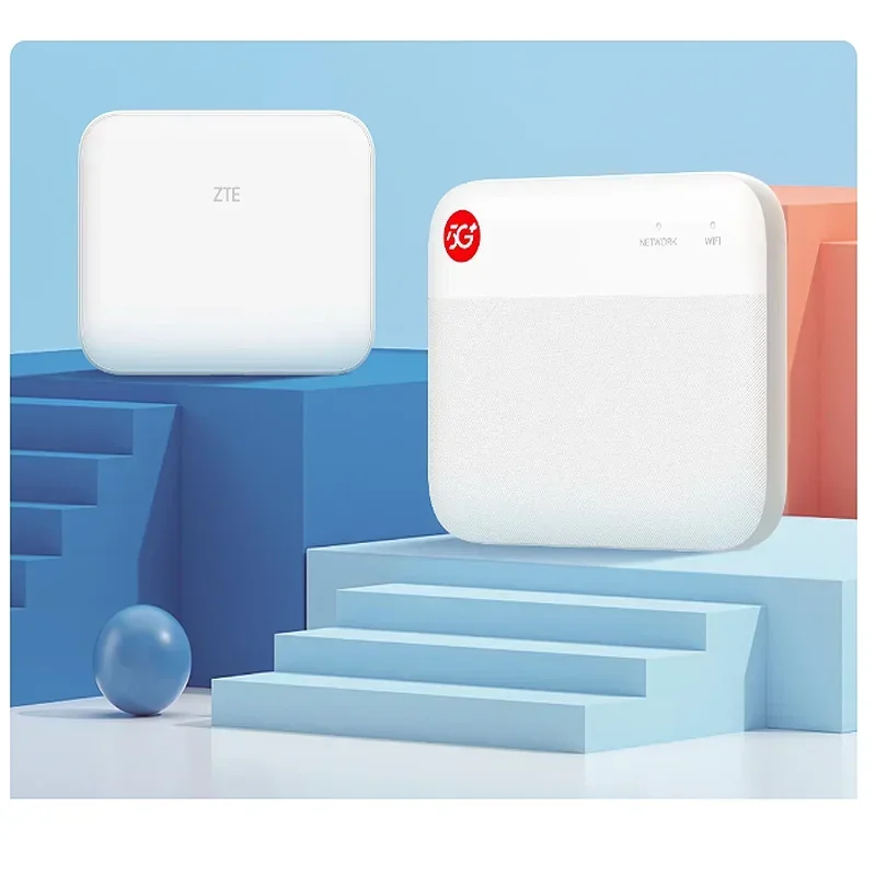 Original ZTE F50 5G Pocket WIFI Router 2024 ใหม่ Repeater Sub-6 SA/NSA Hotspot กลางแจ้ง DL1.6 กิกะไบต์/วินาที UL 225 เมกะไบต์/วินาที WiFi ซิมการ์ดโมเด็ม