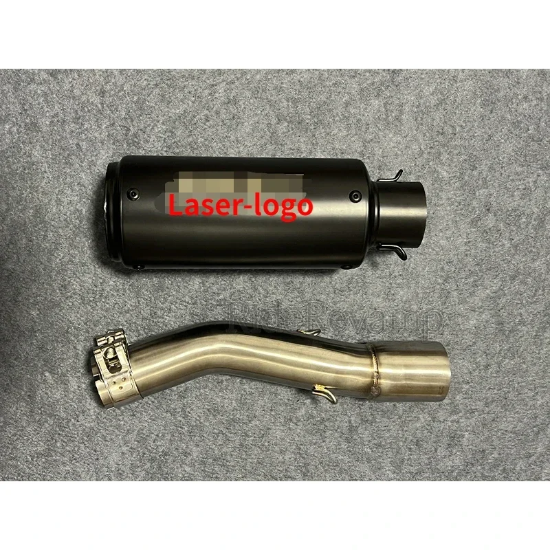 For SUZUKI GSX250 GSX250R DL250 Motorcycle Exhaust SC Muffler Full Systems Escape Moto Slip-On Exhaust Middle Link Pipe