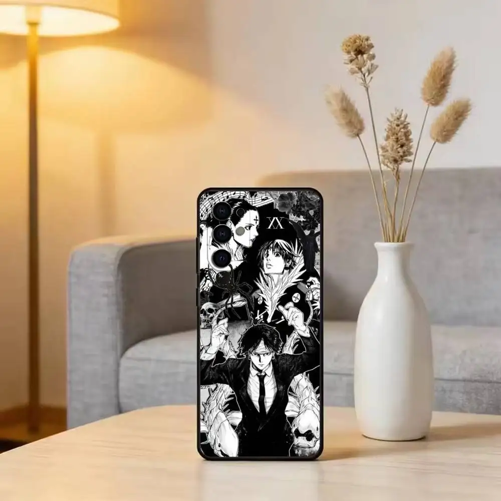 H-Hunter C-Chrollo L-Lucilfer Phone Case For Samsung S25,S24,S21,S22,S23,S30,Ultra,S20,Plus,Fe,Soft Silicone Black Cover view 3