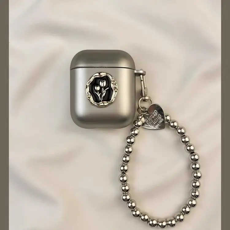 

Ins Гальванический чехол AirPods Pro2 Vintage Tulip AirPods Pro Case AirPods2 Wireless AirPods3 Bluetooth чехол для ушей AirPods1