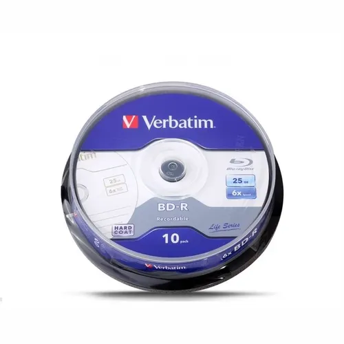Blu Ray Disc 25GB Disco Bluray BDR BD-R 25G Capa dura grabable de 6X velocidades 10 piezas/husillo