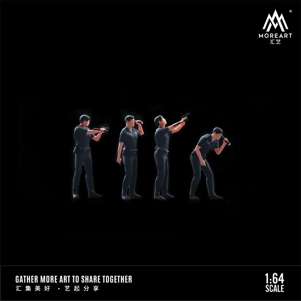 XT SET DI BAMBINI DI POLIZIA DETECTIVE 1:64 Display, collezione e regalo