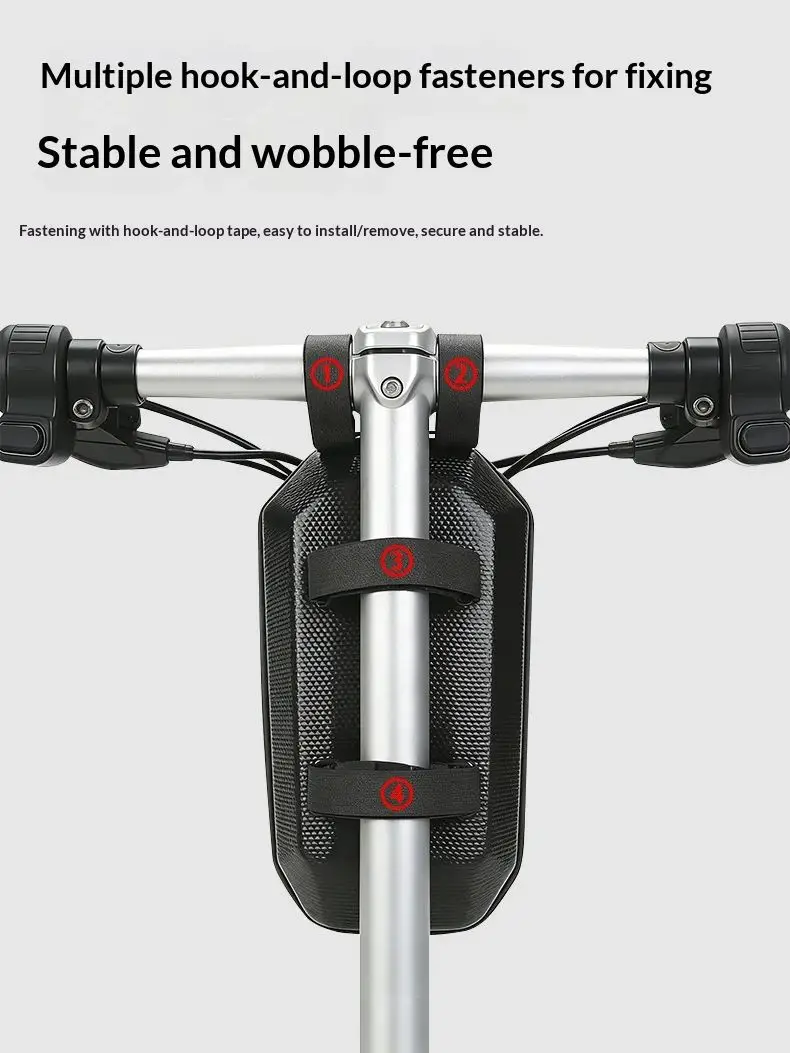 AliExpress NONE OFFBONDAGE Bicycle Handlebar Bag Portable Hard Shell Bike Front Bag Large Capacity Hanging Storage Box for Electric Scooter
