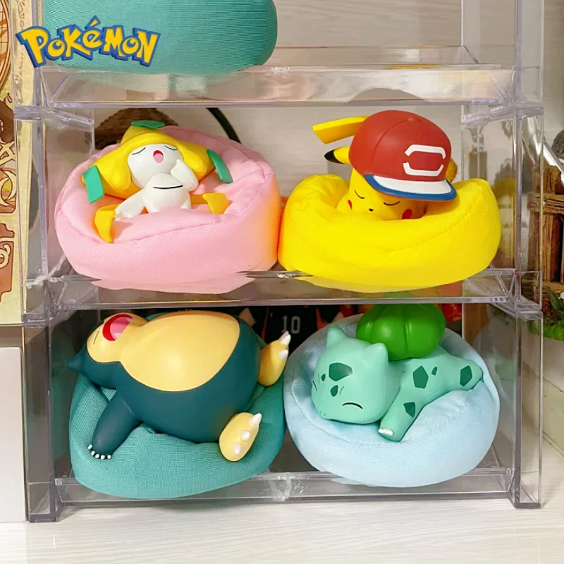 

Pokemon Blind Box Sleep Starry Dream Series Pikachu Bulbasaur Eevee Snorlax Komala Anime Figures Doll Toys Birthday Gift