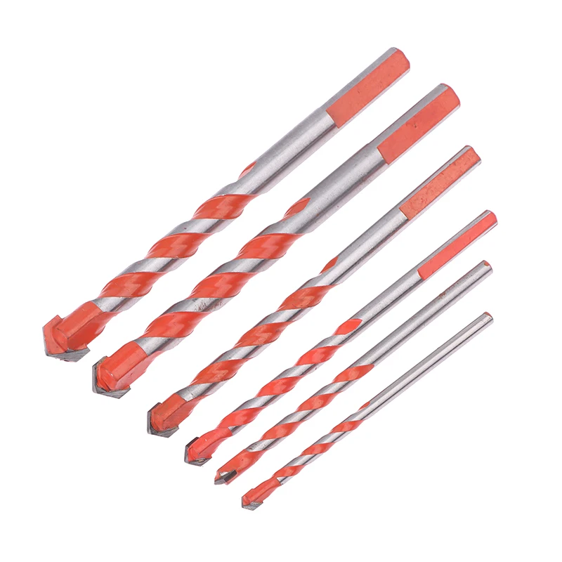 6/7pcs multifunktion ale Dreiecks bohrer Diamant bohrer Set Keramik fliesen Beton Ziegel Holz Glas Stanz lochs äge Metall bohrer
