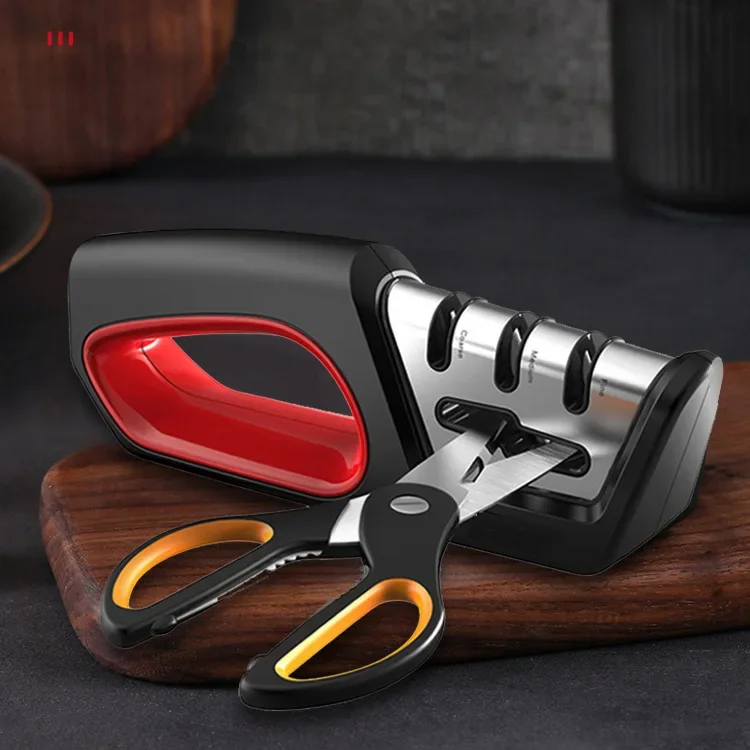 

TAIDEA Knife Sharpener Can Be Used for Multi-purpose Household Sharpeners Three-in-one Quick Sharpeners Sharpener Kitchen Tools