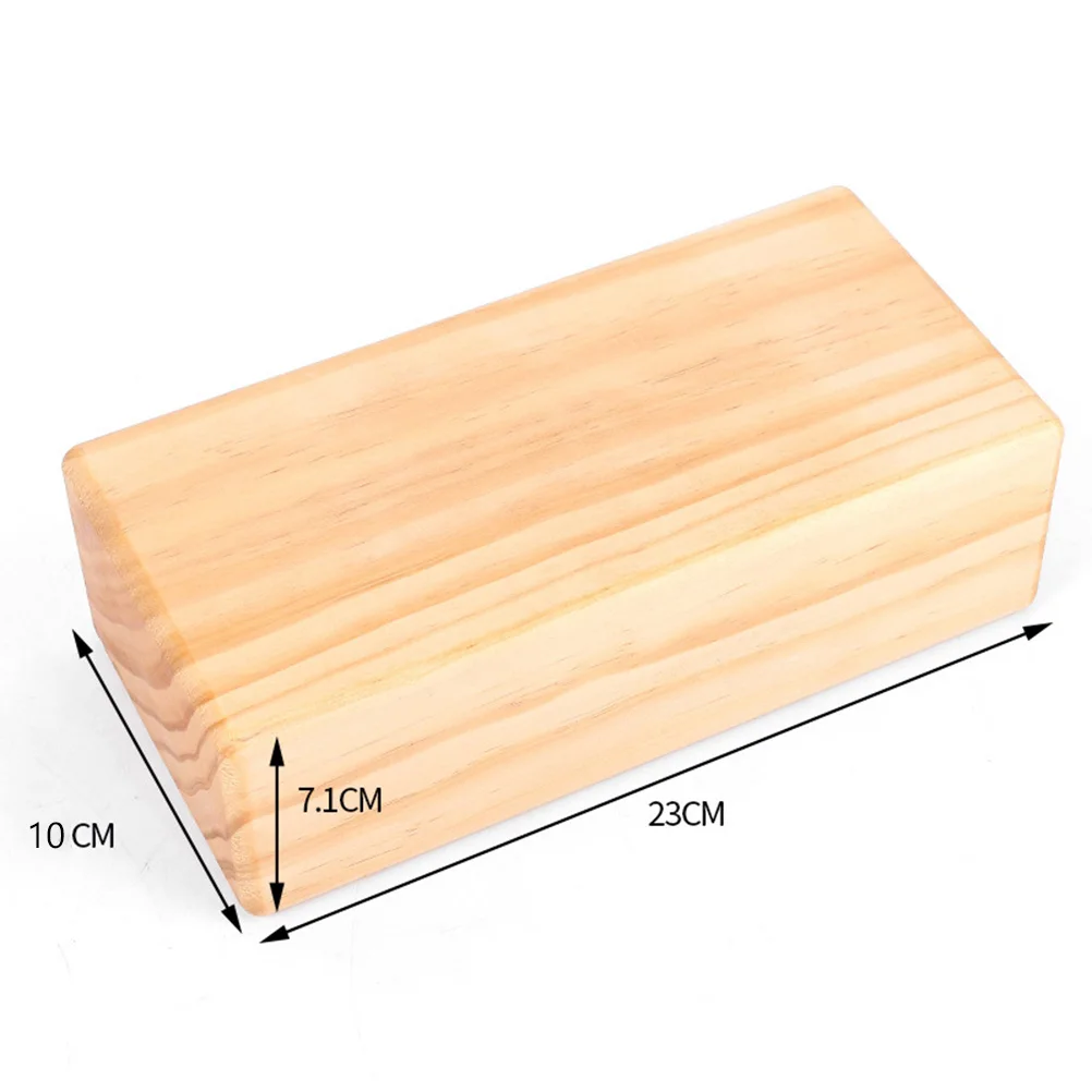 

Block Light Yellow Solid Durable Non-Slip For Yoga Exercise Stretching Practice Yoga Accessories Fitness Equipment