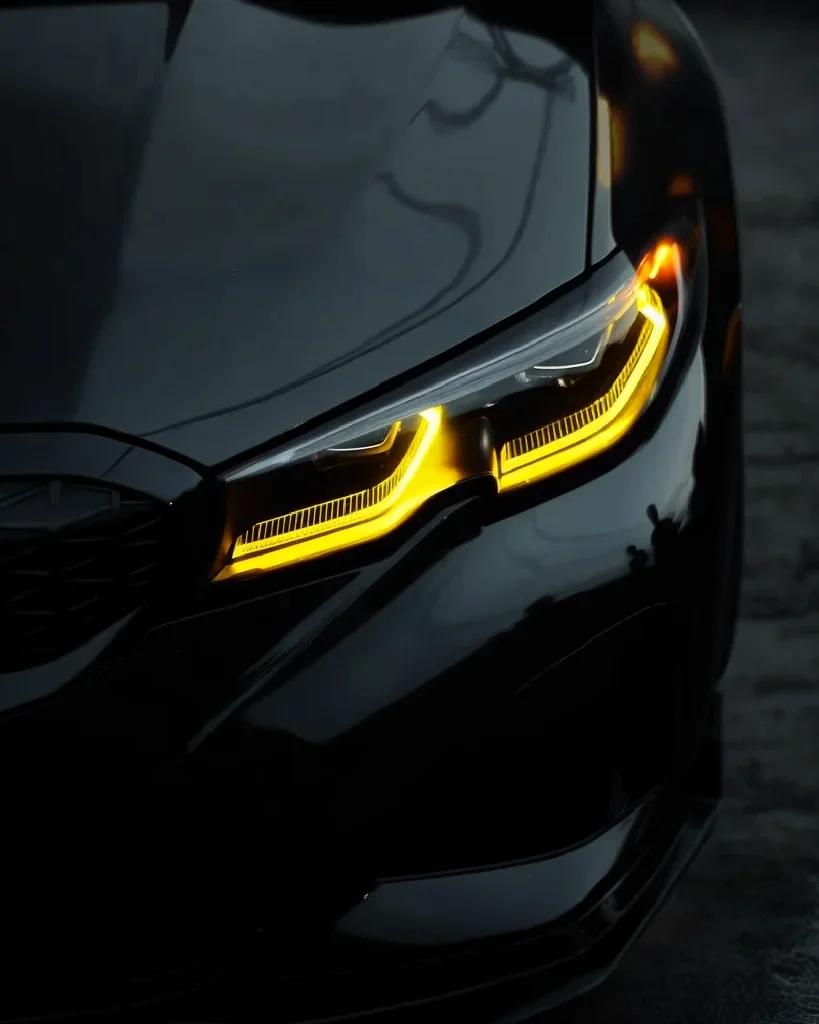 For BMW 3 series 2019-2022 high-end G20 G21 320 325 330 Dual-Color DRL Module yellow and white LED panel daytime running light