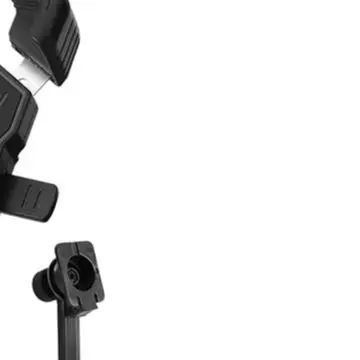 Motorcycle GPS Mount with Optimized Clamp Geometry One-Hand Engagement and Continuous Screen Visibility During Movement