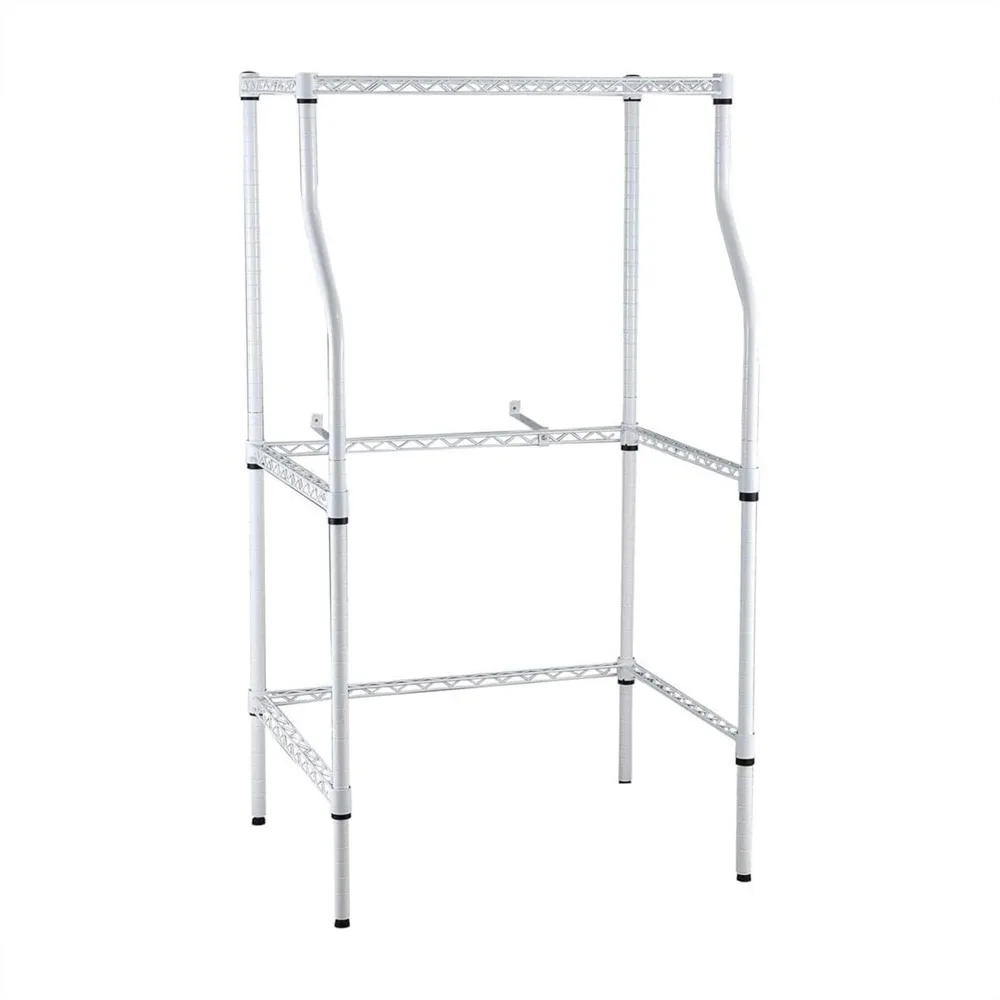 Imagem -05 - Suporte de Lavanderia Compacto Economia de Espaço Rack de Lavadora e Secadora de Metal Organização da Lavanderia 236 d x 295 w x 531 h