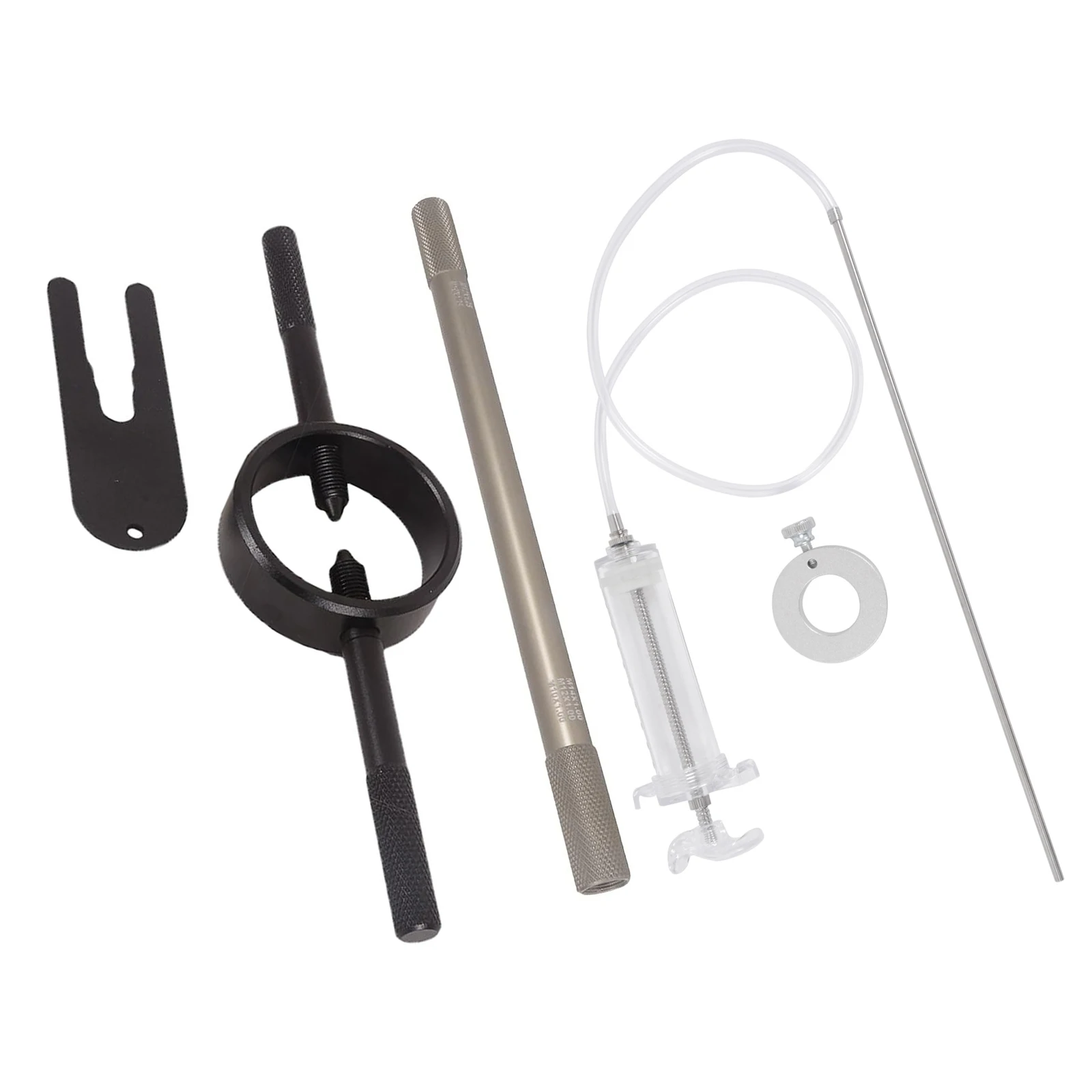 Motorcycle Repair Tools Kit Fork Oil Level Tool Fork Spring Compressor Damper Rod Bleed Tool