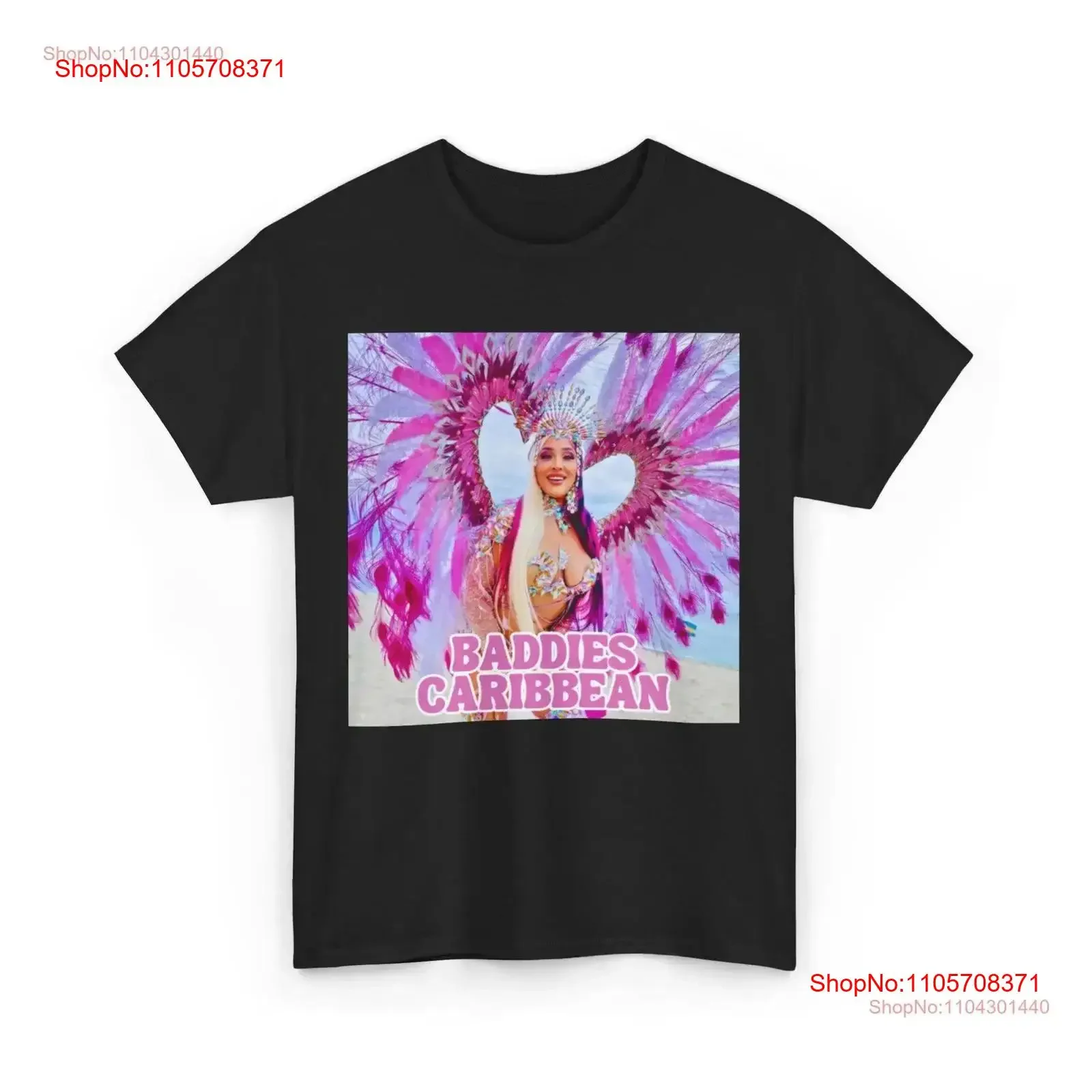 Natalie Nunn Baddies Caribbean Heavy Cotton T Shirt vintage Washed homme graphic Top For Everyday Wear Comfortable Soft