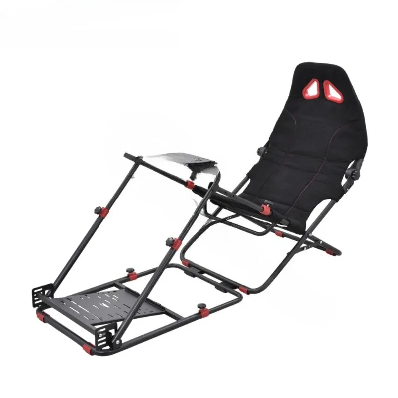 GY070 game seat game station custom foldable driving simulation car seat racing game cockpit with steering wheel bracket