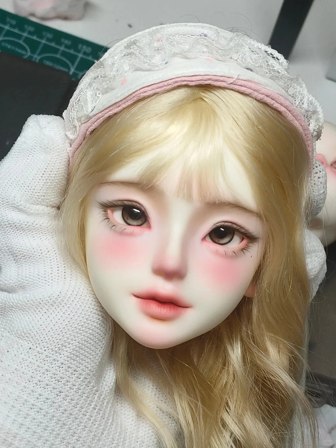 

2026 New Head SD BJD Doll 1/3 xiaozhu amy Beautiful Girl Makeup High Quality Resin Toy Gift - Head Only