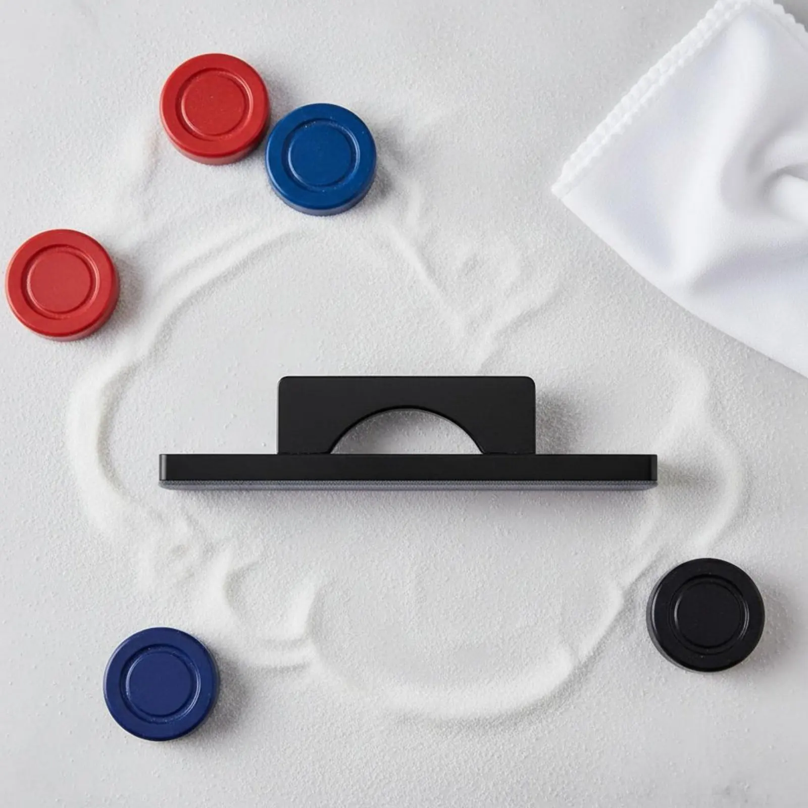 Immagine 6: Spazzola in Legno Massello per Shuffleboard, Accessorio Sportivo Facile da Pulire ed Ecologico