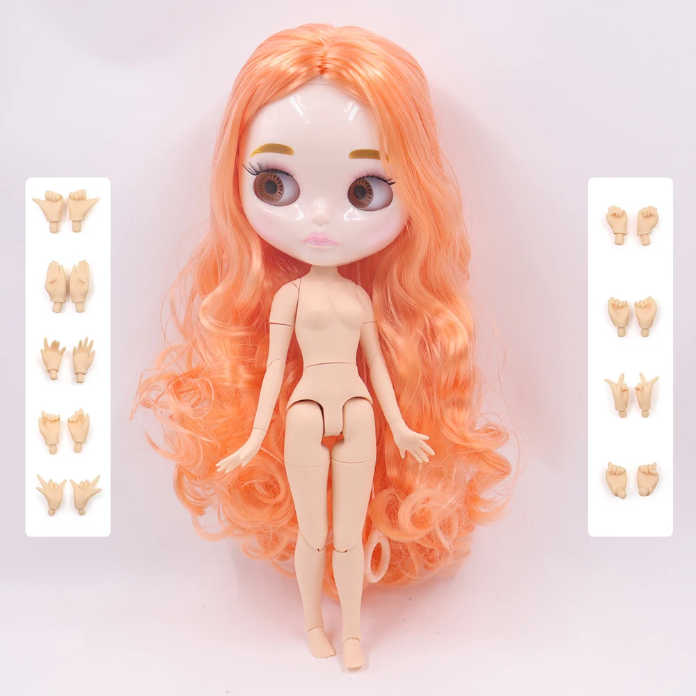 ICY DBS Blyth Doll 1/6 Joint Body 30CM BJD toys Natural shiny face with extra hands AB DIY Fashion Dolls girl gift image 3