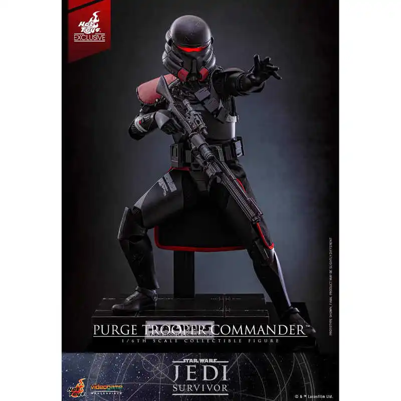 

Original HOTTOYS VGM67 1/6 Scale Collectible Figurine Star Wars Purge Trooper Commander Jedi Survivor 12'' Soldier Action Figure