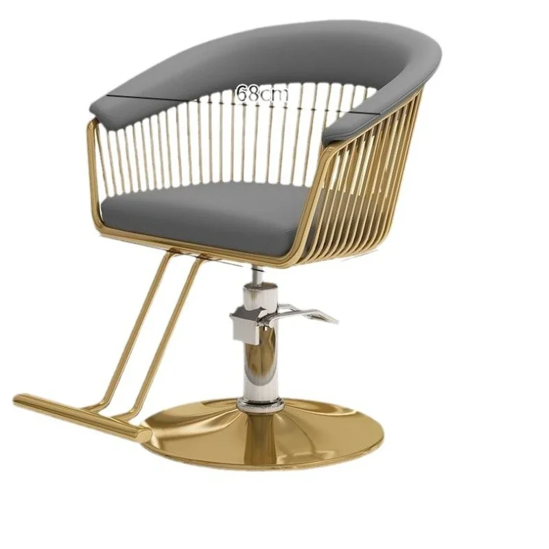 Barber shop chair retro hair salon special high-end hair cutting perm and dyeing chair