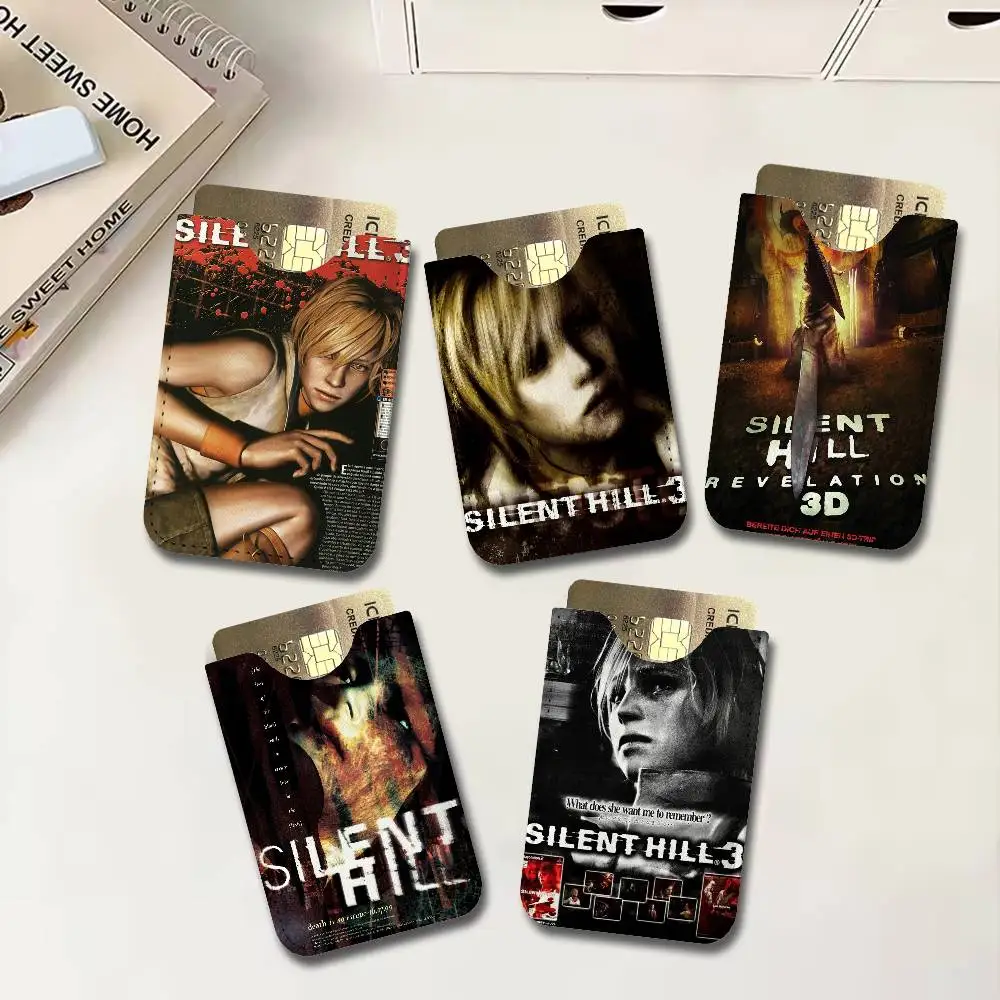 Classics Horror Games Silent Hill 1 2 3 4 Heather Creative Printed with Leather Protective Case Business Portable Letter Pattern