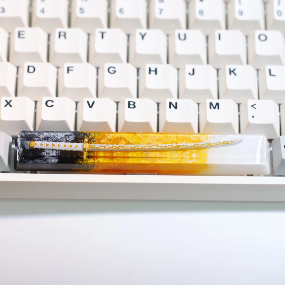 

Пользовательские 6,25u Клавиатура Пробела Смола Аниме Меч Самурая DIY Мальчики Пользовательский Подарок Cherry MX Кнопка Переключателя Механическая Клавиатура