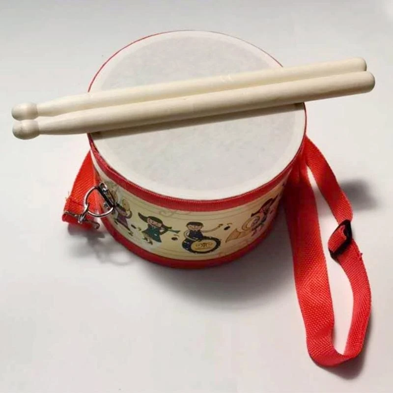 Q0KB Juguete batería doble para niños Música Aprendizaje Percusión Instrumento musical juguete