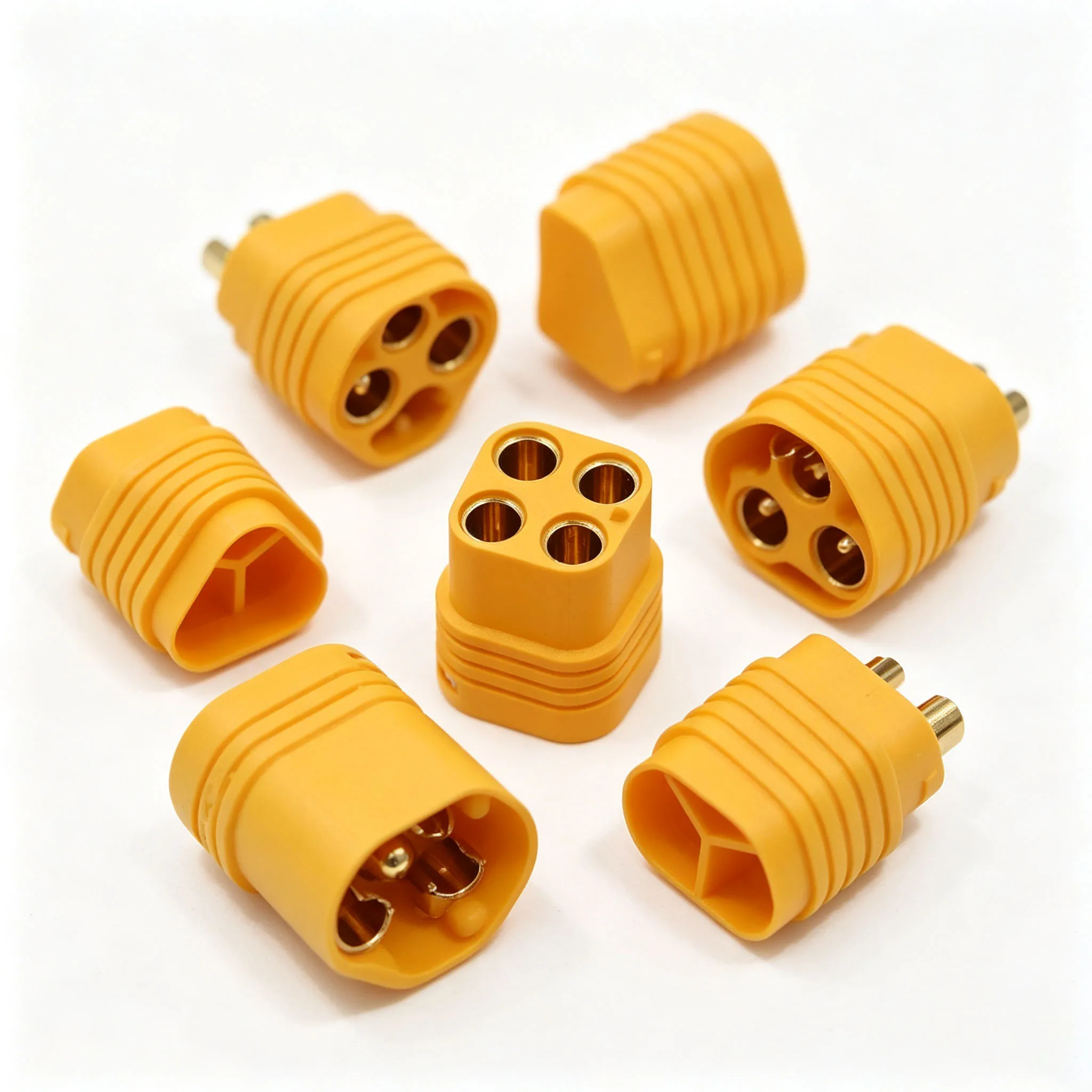 MT60 Cable Connector MT60-M/F Male Female Plug Cable 3 Pin 10cm/20cm/30cm 12AWG Silicon Wire 30A for RC Lipo Battery FPV Drone