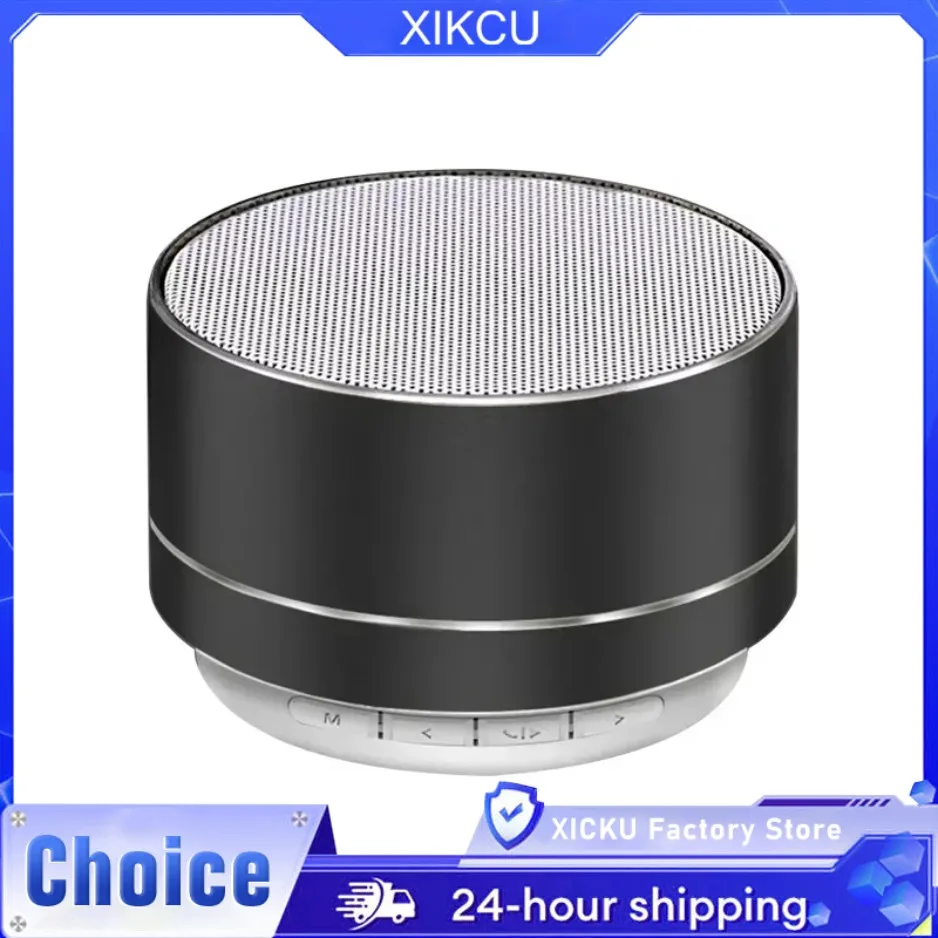 A10 10M Mini Portable Wireless Bluetooth Speaker Steel Cannon Subwoofer Bluetooth Audio Gift For Laptops Phone Outdoors Speakers