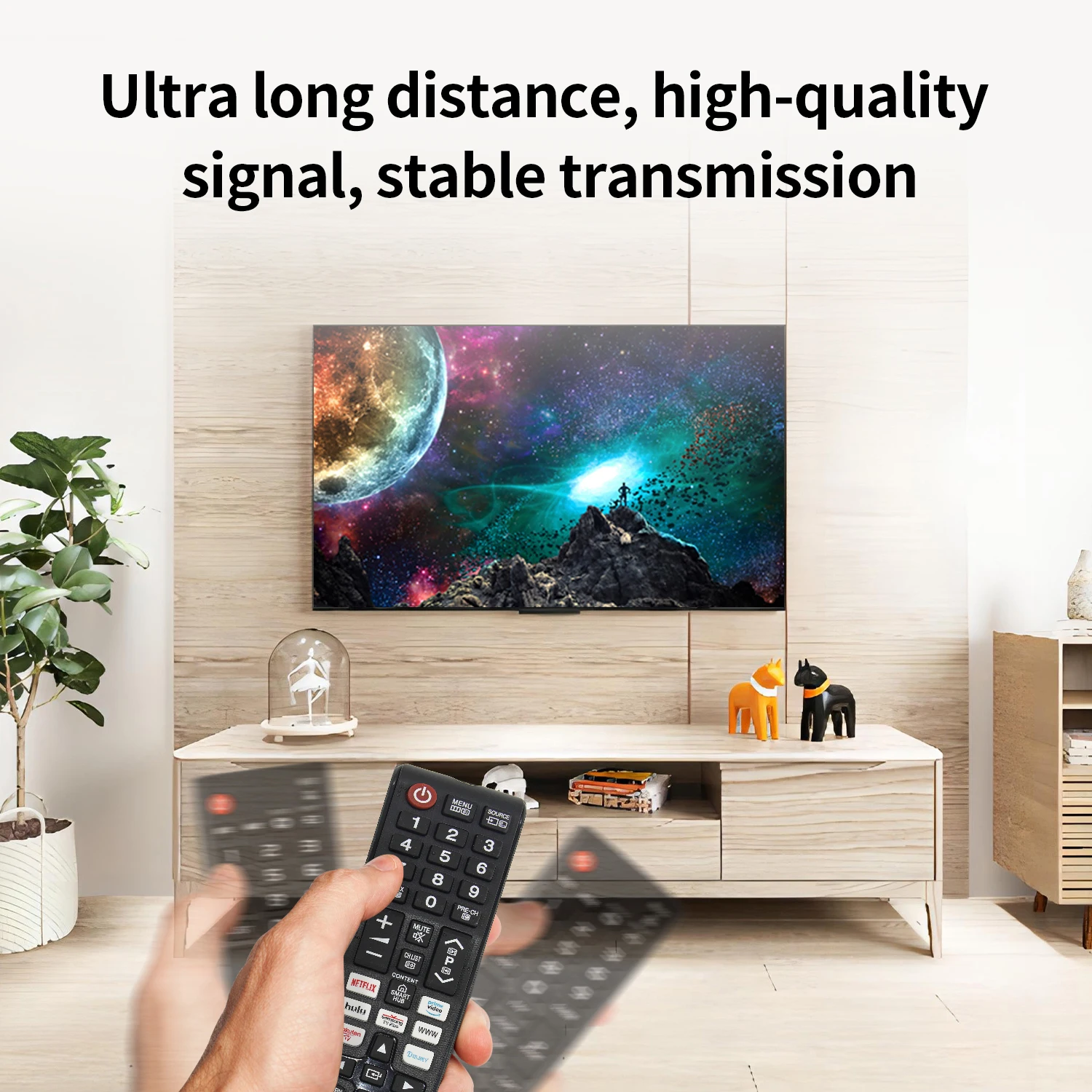 Universal BN59-1380 Remote Replacemet Control for Samsung LED, LCD, HDTV, 3D Series TVs with more quick shortcuts
