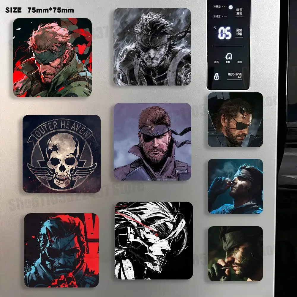 

Game M-Metal G-Gear Solid Snake Refrigerator Magnets, the Perfect Choice for Home, Create a Warm and Cozy Home Decor Gift