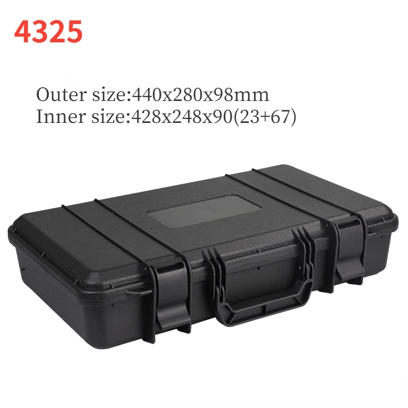 Portable Tool Box Rectangular Outdoor Monitoring Equipment Protective Plastic Box Photographic Equipment Storage Box Tools Case