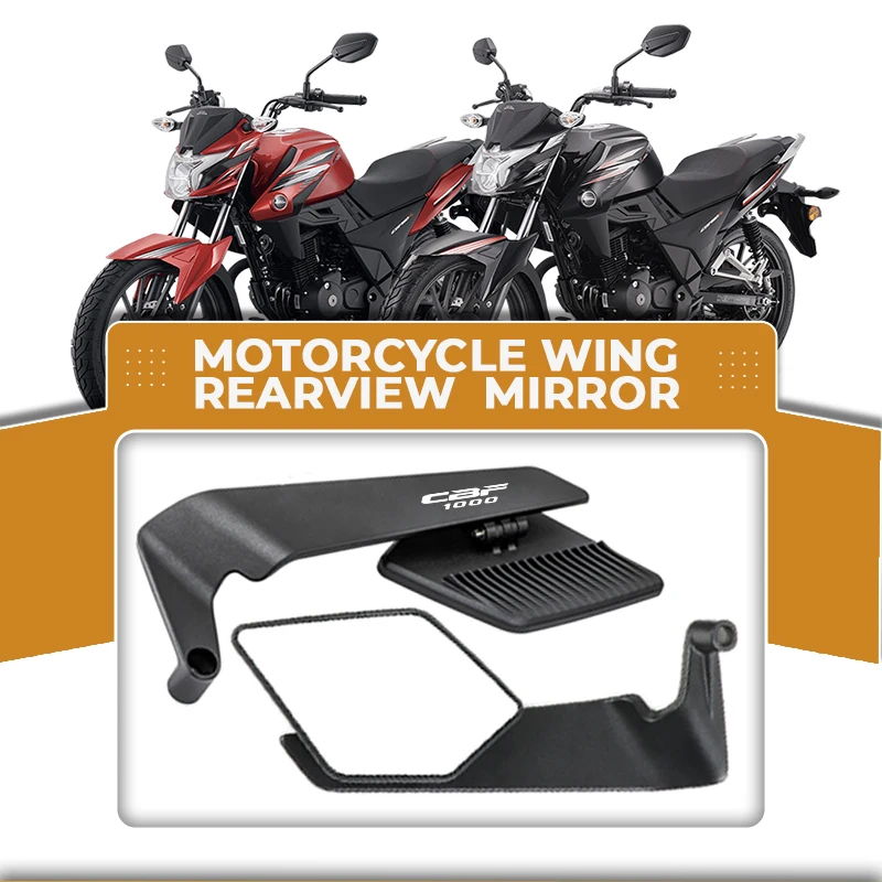 

Night Vision Adjustable Wind Wing Alloy Motorcycle Rearview Mirror For Honda CBF 600s cbf1000 CBF600 CBF1000 CBF250 CBF500 125