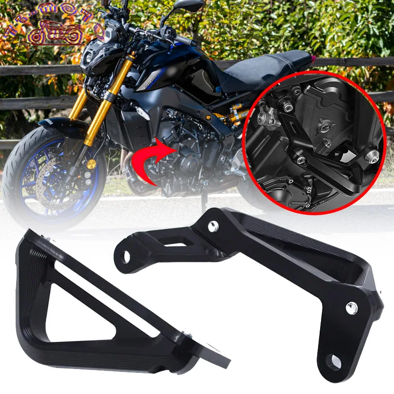 Fit For YAMAHA MT09 MT-09 SP Tracer9GT 2021-2022 Motorcycle Side Engine Guard Crash Tank Bar Bumper Fairing Frame Protector