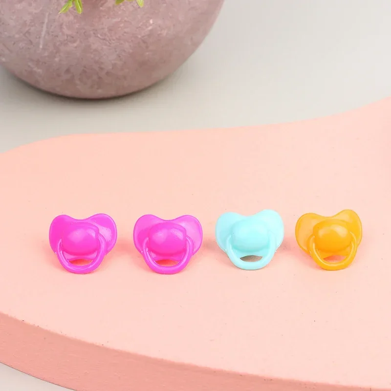 20Pcs Dollhouse Miniature Doll Pacifier Expression Pacifier For Doll Accessories Kids Pretend Play Toys