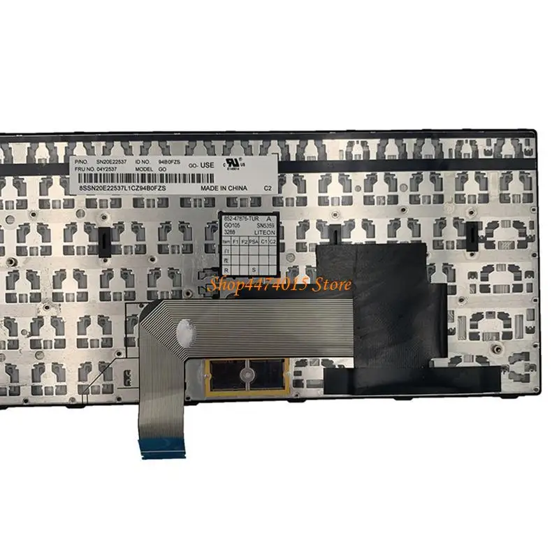 لوحة مفاتيح K1AA US Layout Prayout بدون إضاءة خلفية لـ ThinkPade550 E555 E550C