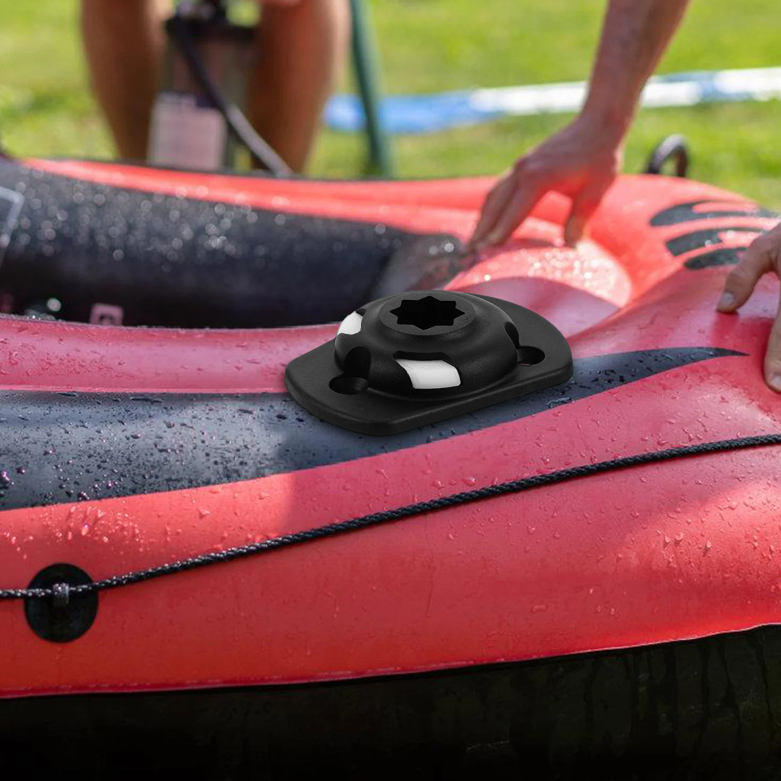 

1Set Universal Kayak Camera Mount with 3-Hole Base Sturdy ABS Bracket for Fishing Canoe Boat Waterproof Outdoor Navigation