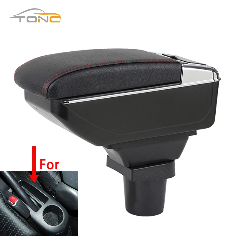 

For Toyota Yaris 2005 2006 2007 2008 2009 2010 2011 Car Armrest Box with Cup Holder Internal Modification Car Accessories