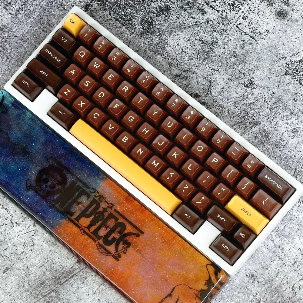 

GMK Chocolate Keycap Set ABS Large Complete SA Height for 60/64/84/98/108 Mechanical Keyboard MX Switch