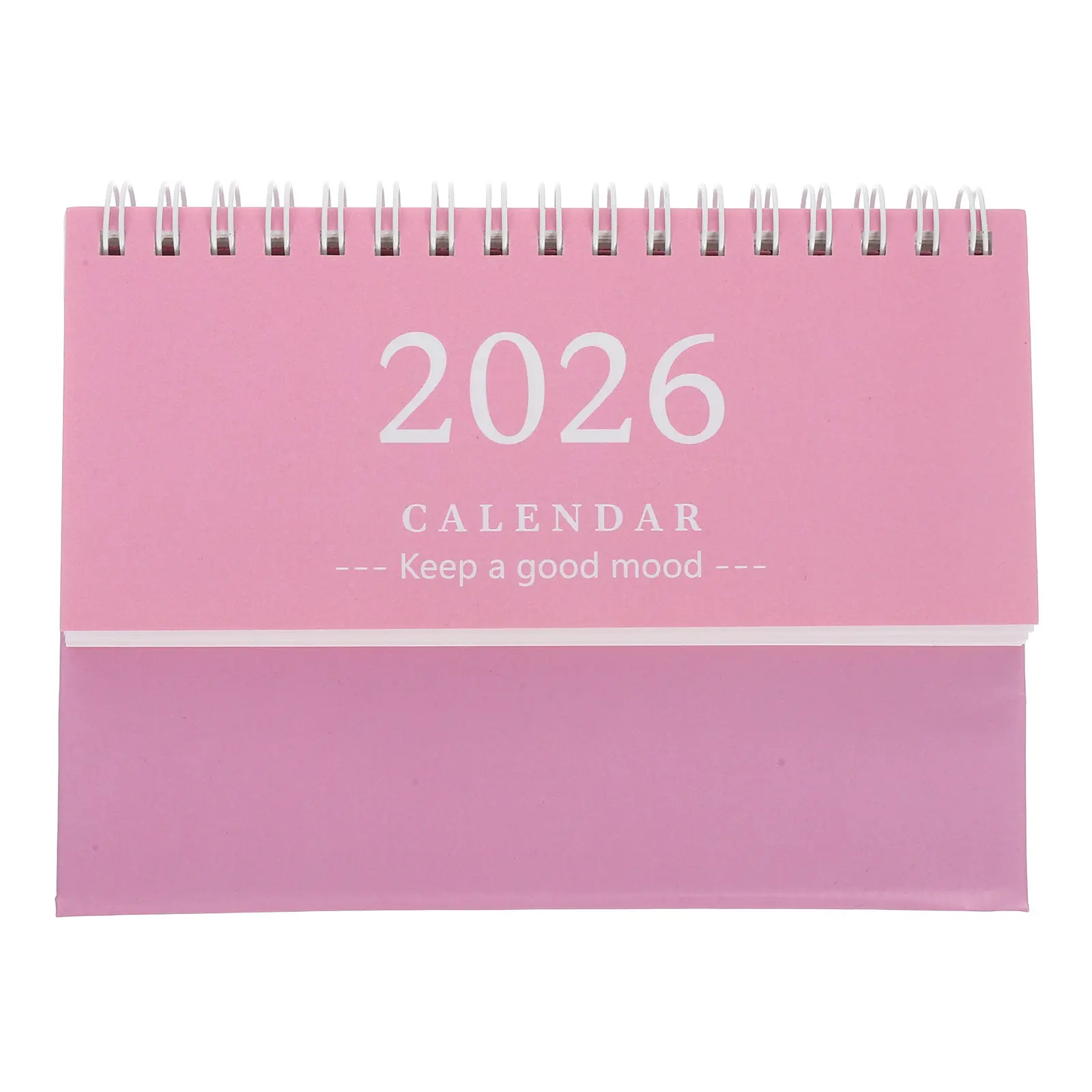 

2025-2026 Desktop Calendar Mini Standing Flip Monthly Planner Compact Elongated Format for Office Desk Home Wall Decor