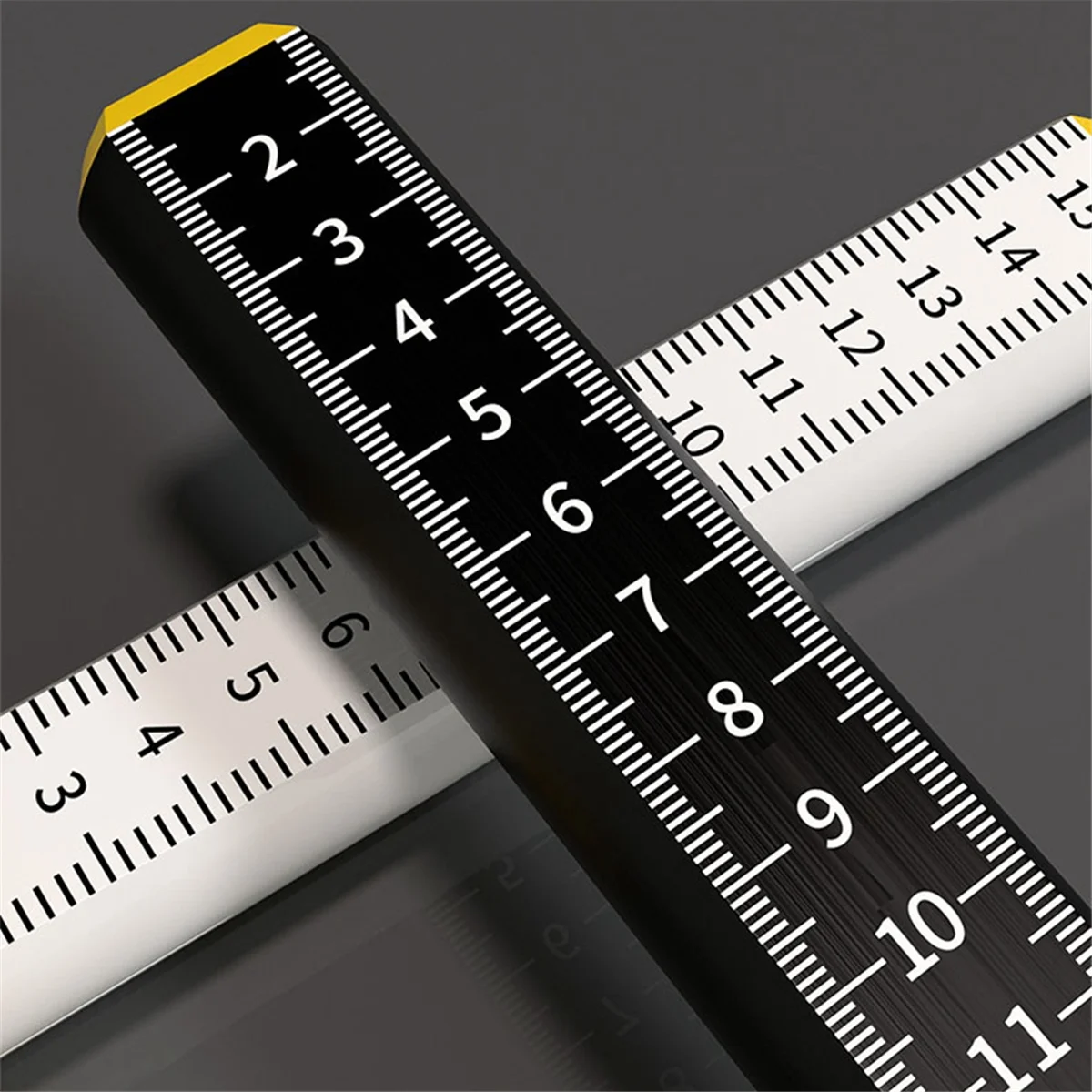 2Pcs Ceiling and Floor Tile Height Ruler, Measuring Ruler with Magnetic Base, Measuring Ruler, Suspended Ceiling